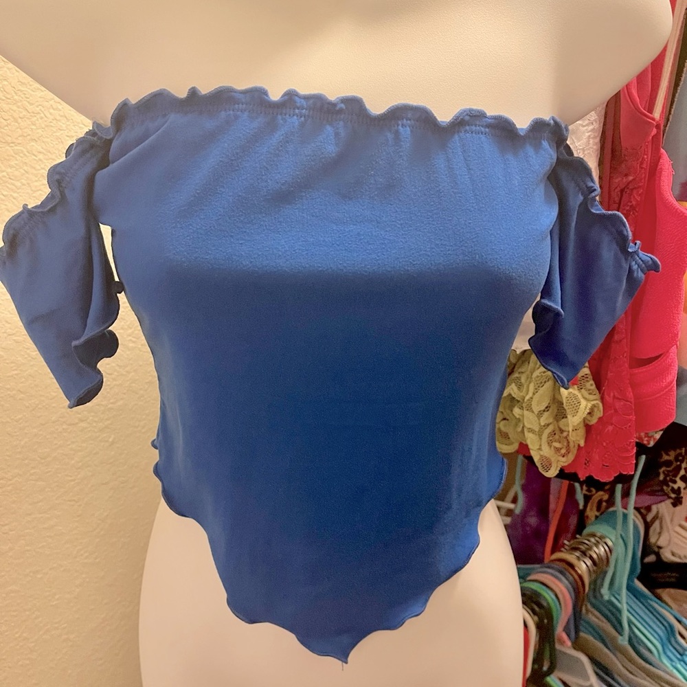 Off the shoulder tube top